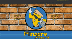 Desktop Screenshot of flingerspizzapub.com